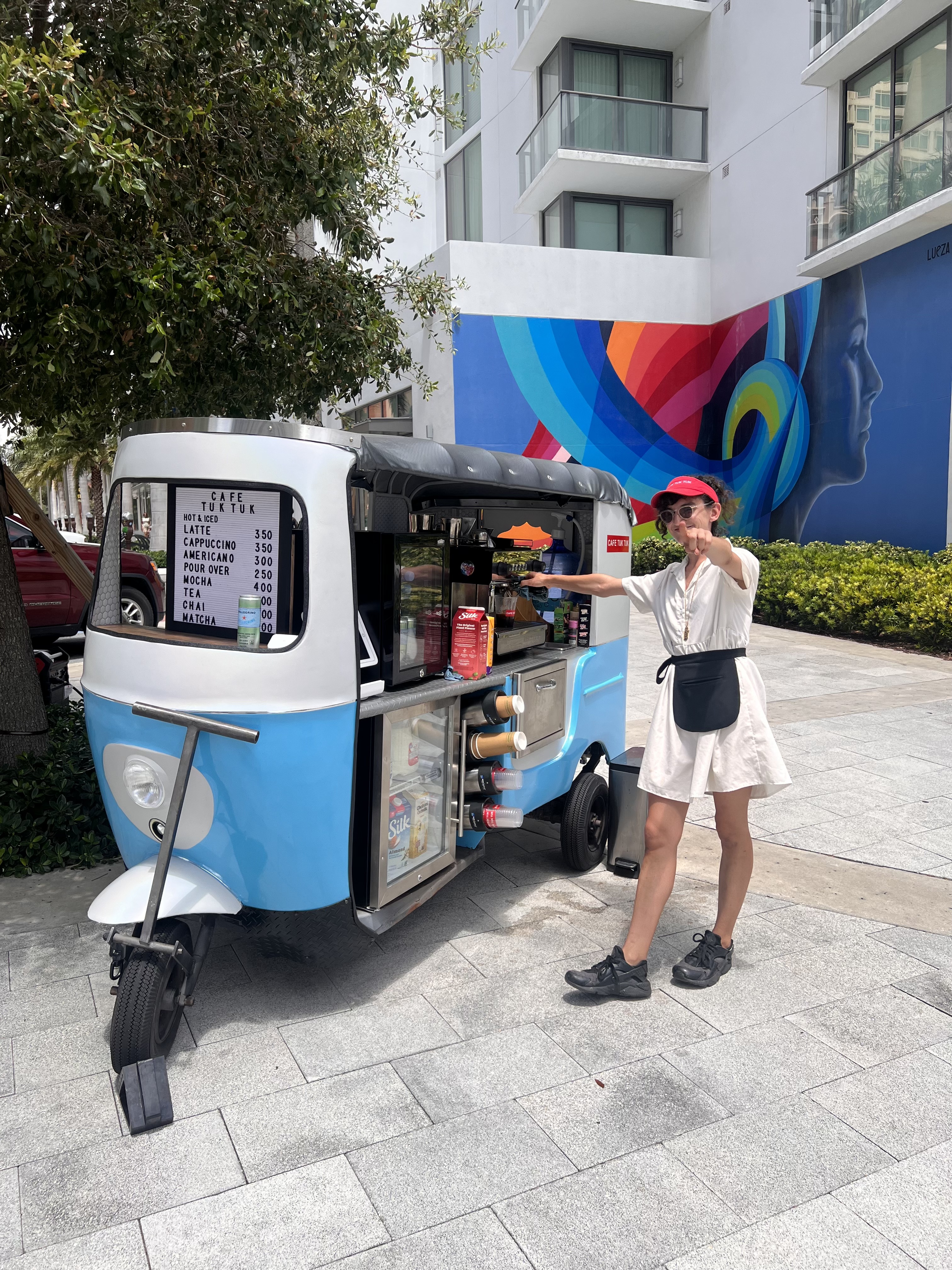 Cafe Tuk Tuk mobile coffee cart for events